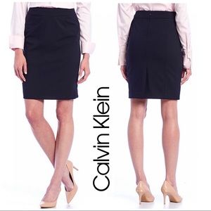 Calvin Klein Women's Navy Pencil Skirt